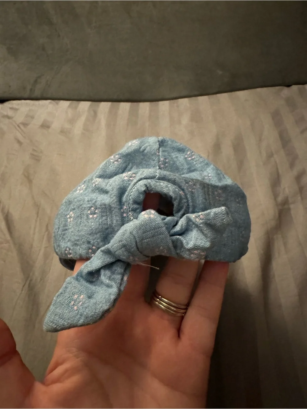 Vintage OshKosh B'gosh Blue Floral Kids Cap